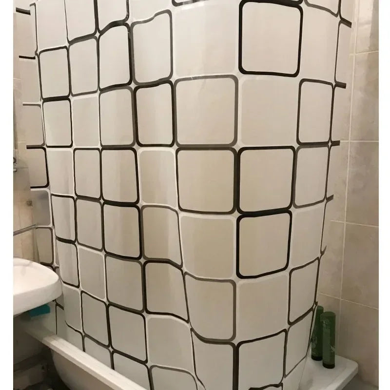 180x200cm Shower Curtain Set