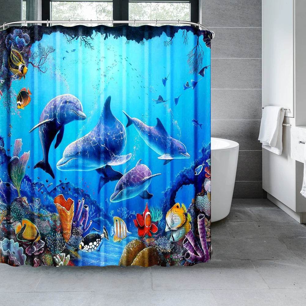 Dolphin Shower Curtain