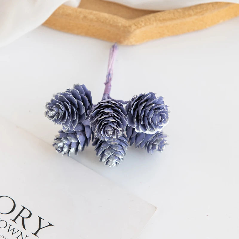 Artificial Plants Golden Fake Pinecone