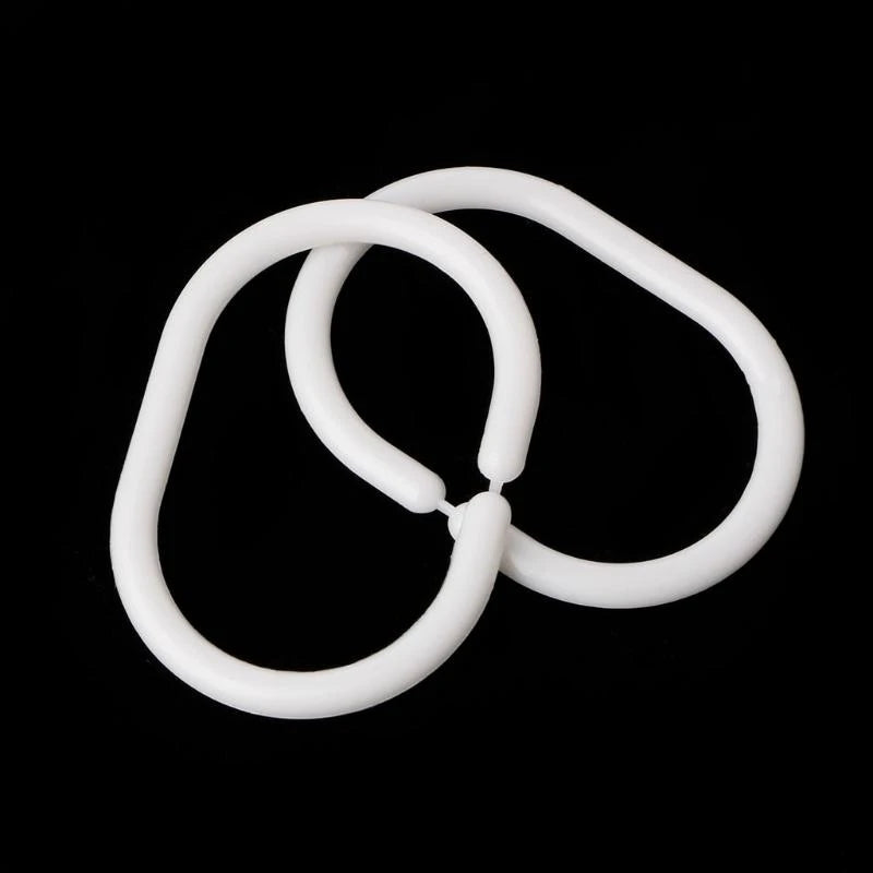 12pcs Shower Curtain Hook Hanger