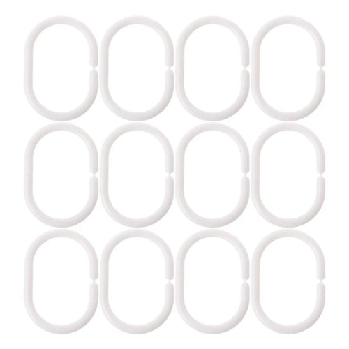 12pcs Shower Curtain Hook Hanger