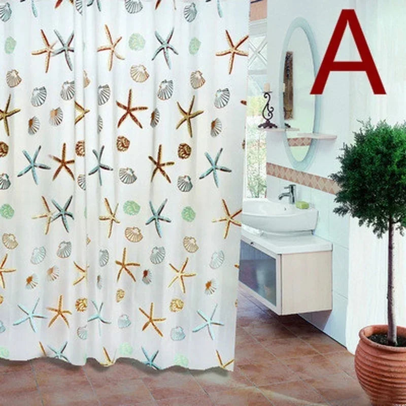 180x200cm Shower Curtain Set