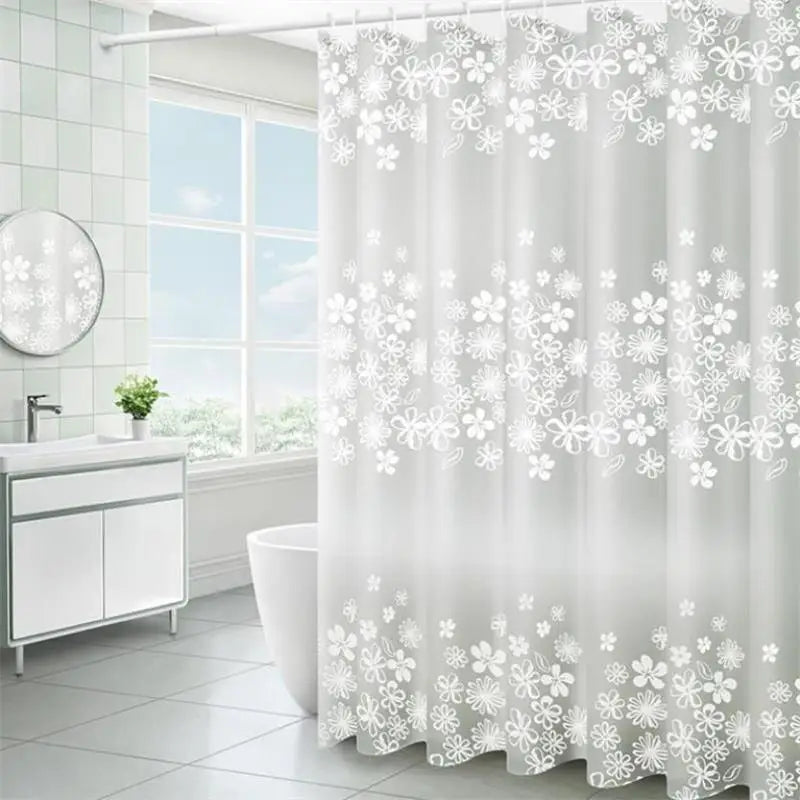 PEVA Shower Curtain Set