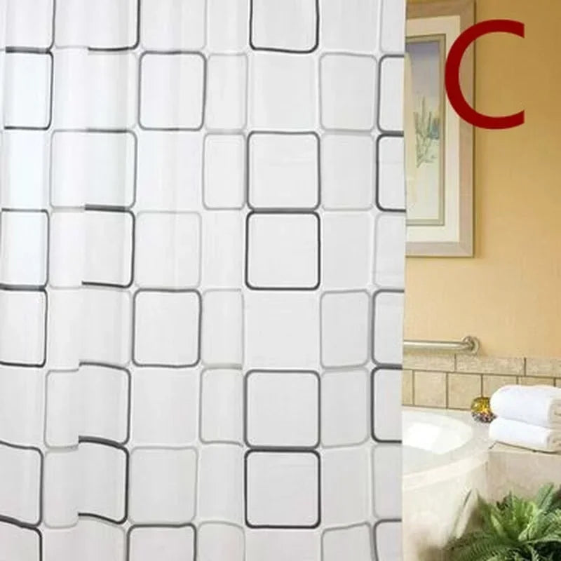 180x200cm Shower Curtain Set