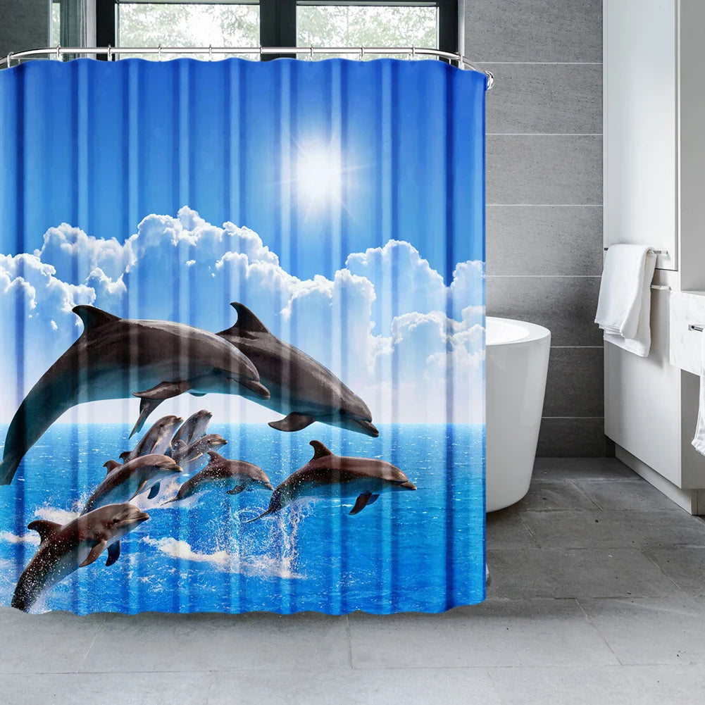 Dolphin Shower Curtain