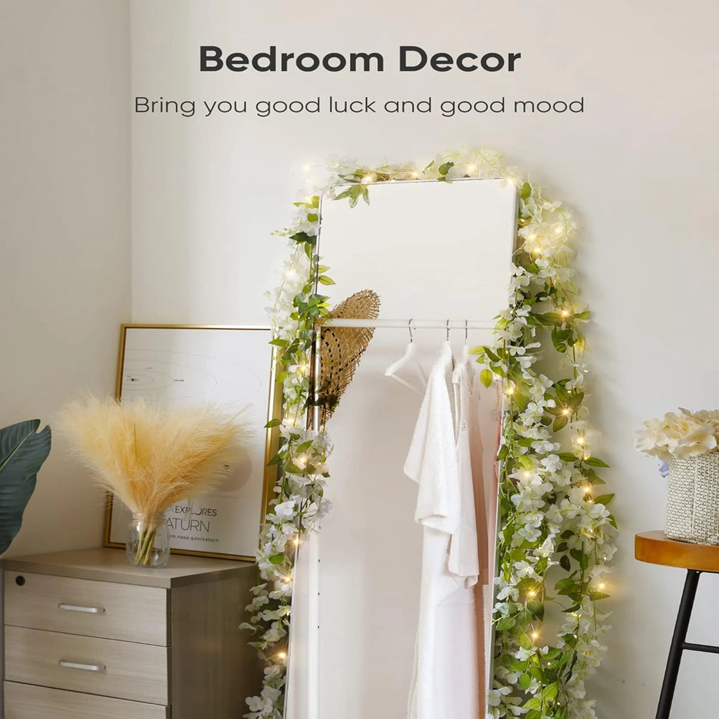 2 Meter LED light Artificial Leaf Flowers