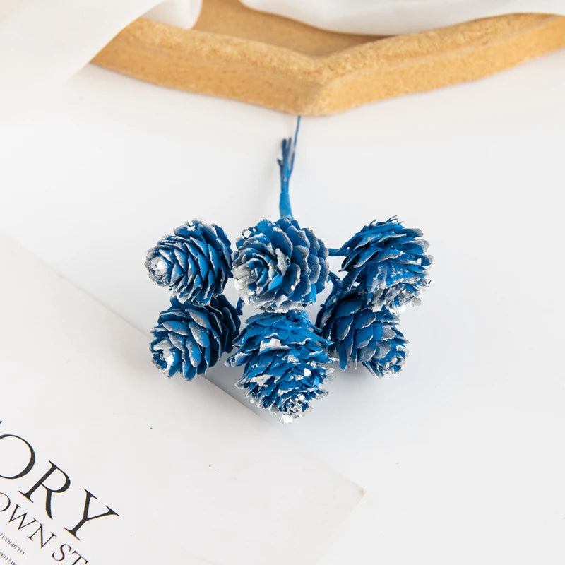 Artificial Plants Golden Fake Pinecone