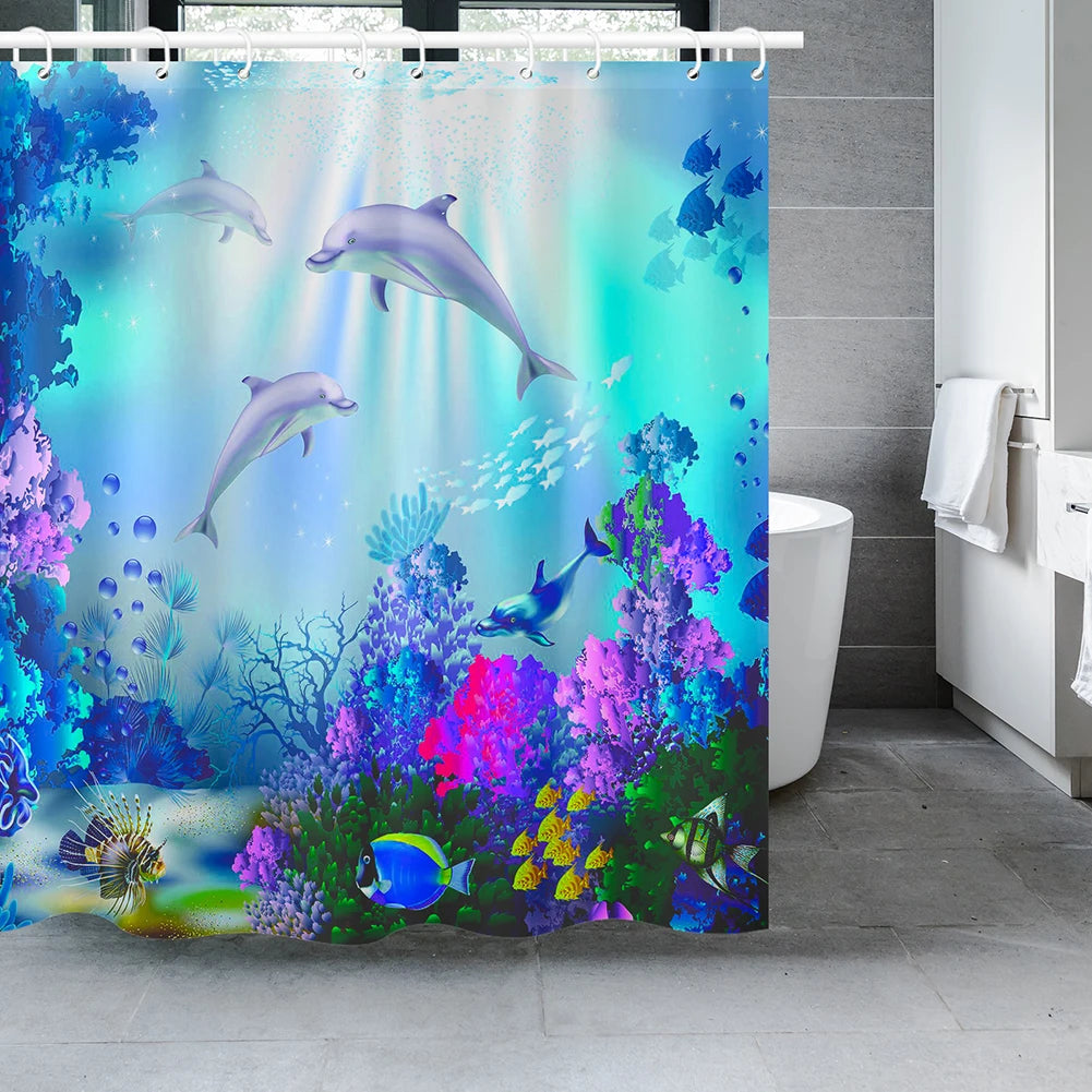 Dolphin Shower Curtain