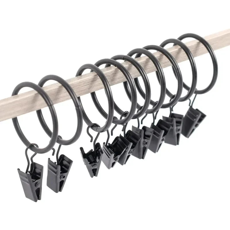 Curtain Clips Set Hanger Hooks Retro Classic Drapes Tie Buckles Home Bedroom Bathroom Decorative Curtain Clips Various Size
