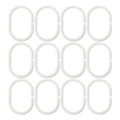 12pcs Shower Curtain Hook Hanger
